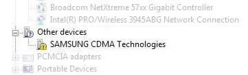 Windows Device Manager displaying devices with errors