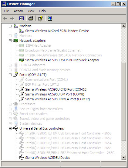 Sierra Wireless Windows Vista