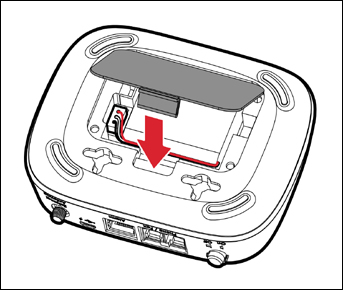 Close the battery cover