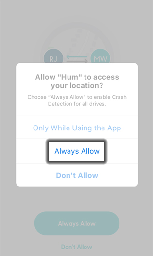 Tap Always Allow