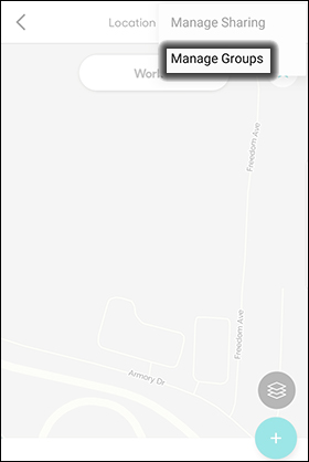 Tap Manage Groups