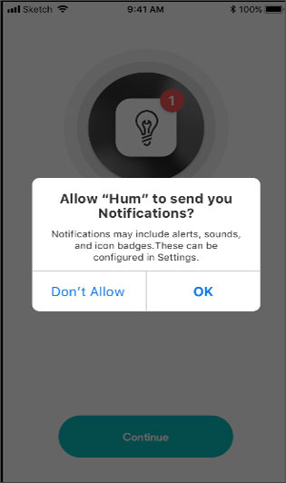Allow notifications