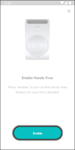 Enable Hands-Free Enable Hands-Free