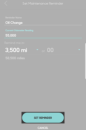Tap Set Reminder