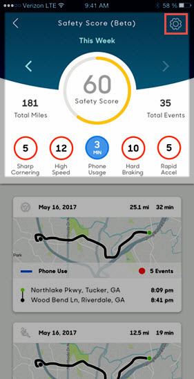 Safety Score landing with gear