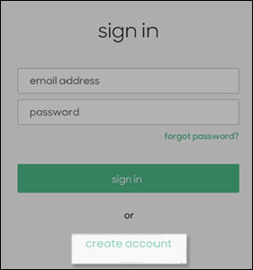 Hum create account screen