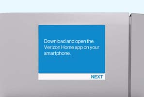 SmartHub display initial setup download app prompt