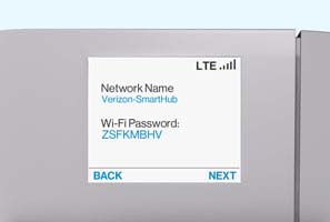 SmartHub initial setup SSID and Password