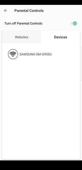 Verizon Home Settings Parental Controls Devices