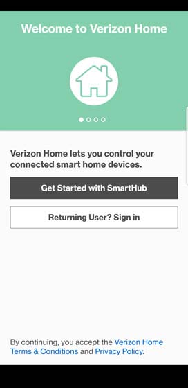 SmartHub app setup