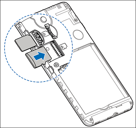Insert SD card Insert SD card